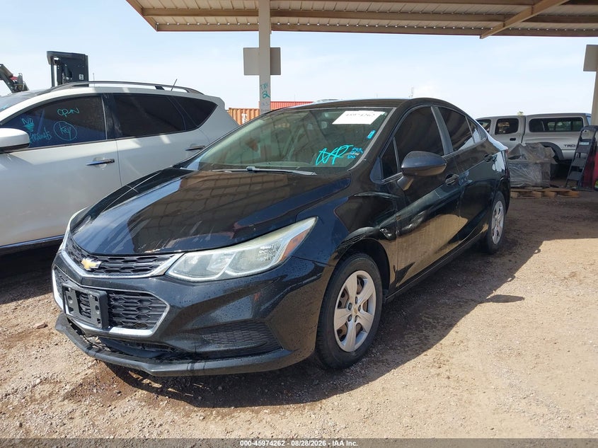 Vin: 1g1bc5sm7j7199627, lot: 46473502, chevrolet cruze ls auto 20182