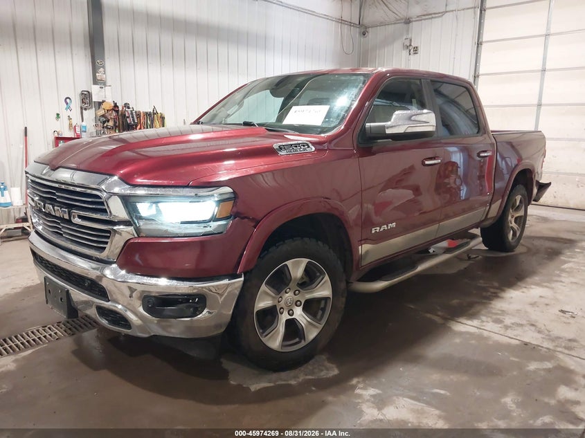 Vin: 1c6srfjt5ln287523, lot: 46473509, ram 1500 laramie  4x4 5'7 box 20202