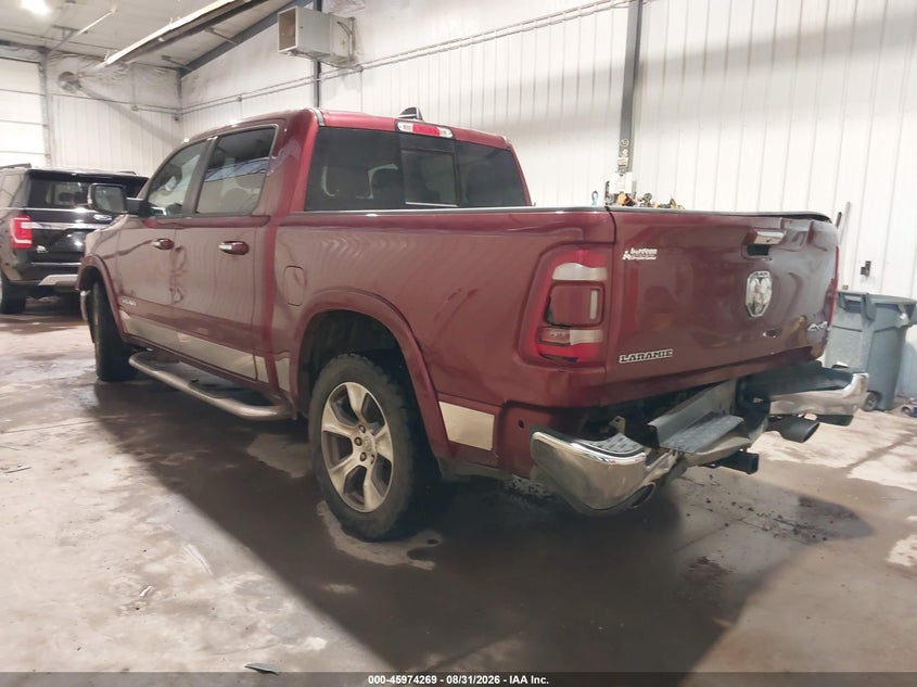 Vin: 1c6srfjt5ln287523, lot: 46473509, ram 1500 laramie  4x4 5'7 box 20203
