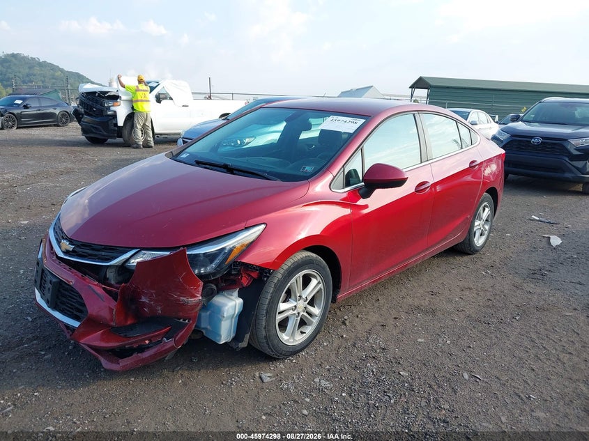 2017 Chevrolet Cruze Lt Auto, Front End, IAAI, VIN 1G1BE5SM2H7138433 — photo 2
