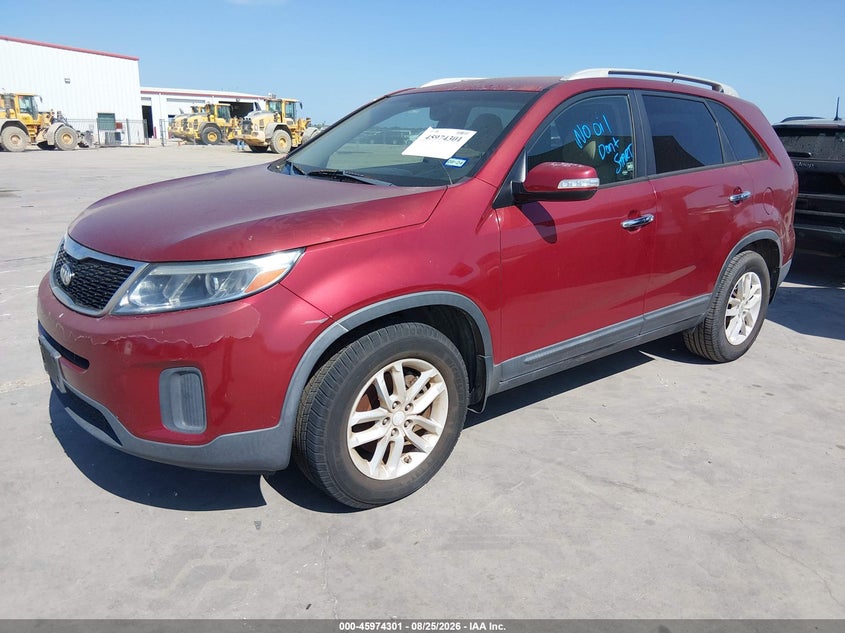2015 Kia Sorento, Звичайний знос, IAAI, VIN 5XYKT4A76FG551703 — фото 2