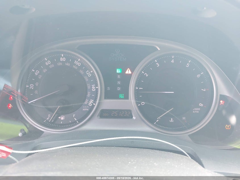LEXUS IS 250 2008 VIN JTHBK262882064986