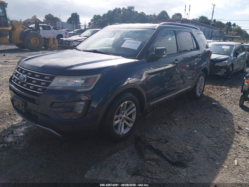 2016 Ford Explorer, Right Side, IAAI, VIN 1FM5K7D88GGA50120 — photo 2