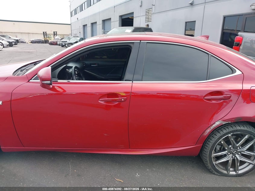 2014 LEXUS IS SEDAN 2.5L V-6 DI, DOHC, VVT, PREMIUM , 204HP