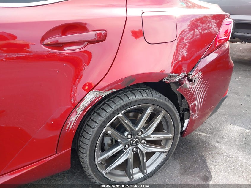 2014 LEXUS IS SEDAN 2.5L V-6 DI, DOHC, VVT, PREMIUM , 204HP