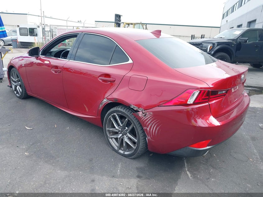 2014 LEXUS IS SEDAN 2.5L V-6 DI, DOHC, VVT, PREMIUM , 204HP