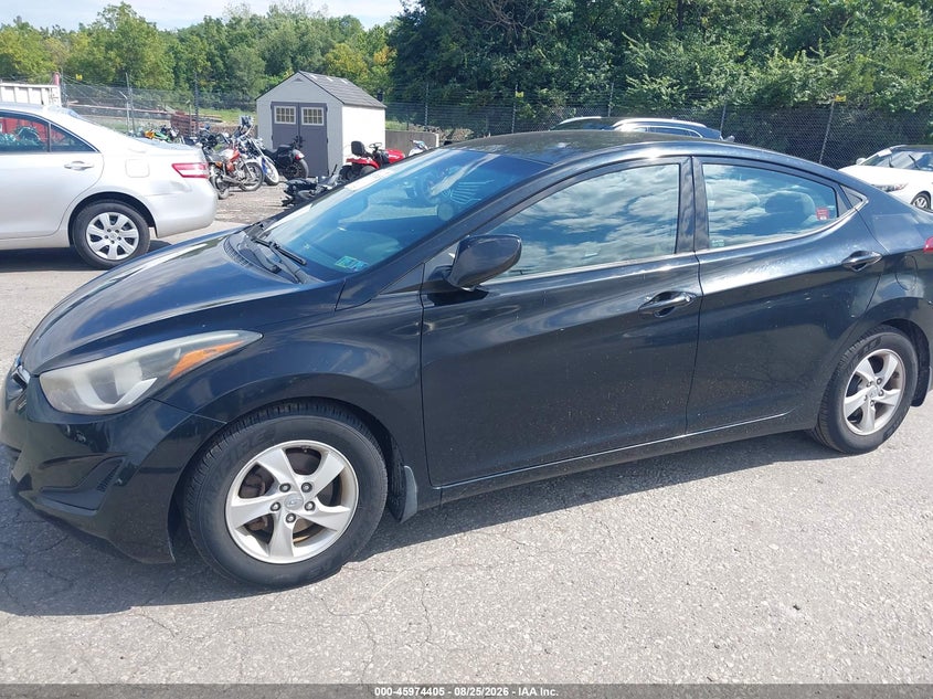 2015 Hyundai Elantra Se, Обычный износ, IAAI, VIN KMHDH4AE9FU310219 — фото 2