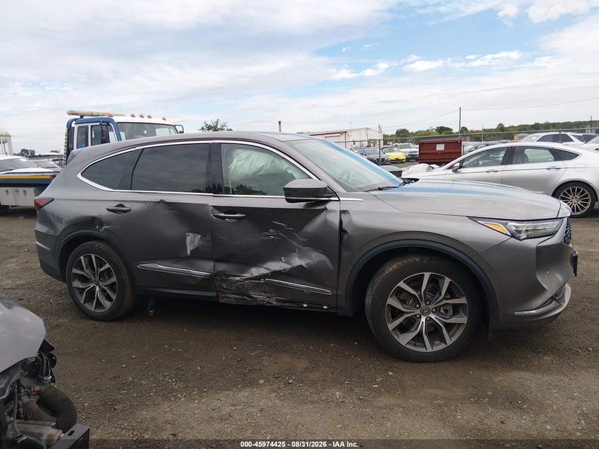 ACURA MDX 2022 VIN 5J8YE1H46NL039233