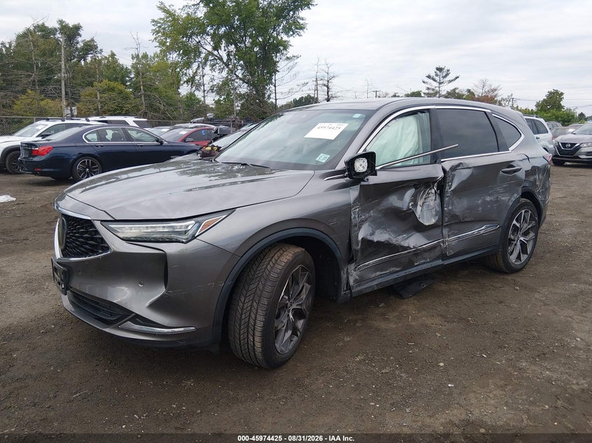 ACURA MDX 2022 VIN 5J8YE1H46NL039233