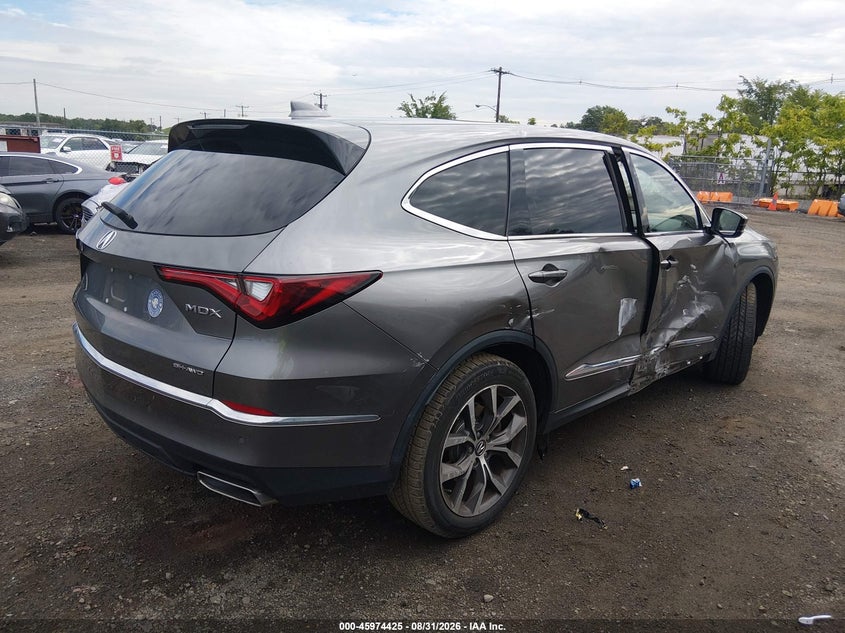 ACURA MDX 2022 VIN 5J8YE1H46NL039233