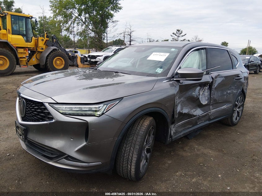 ACURA MDX 2022 VIN 5J8YE1H46NL039233