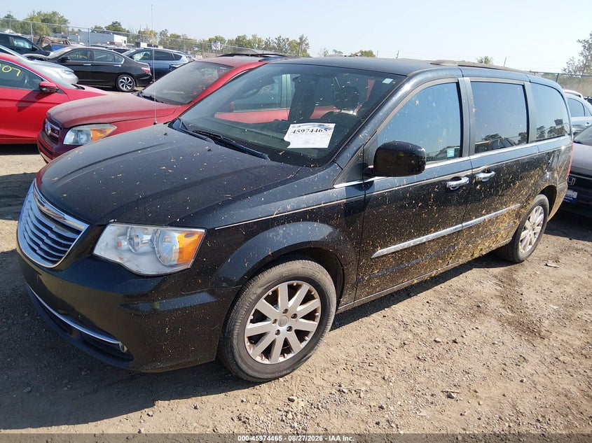 Vin: 2c4rc1bg5gr245827, lot: 46473705, chrysler town & country touring 20162