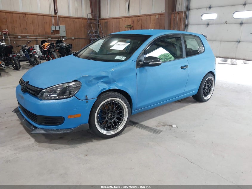 2012 Volkswagen Golf, Left Front, IAAI, VIN WVWAB7AJ2CW126019 — photo 2