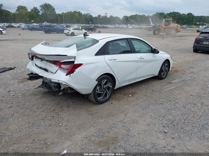 Vin: kmhlm4dg5su063988, lot: 46473728, hyundai elantra sel sport 20254