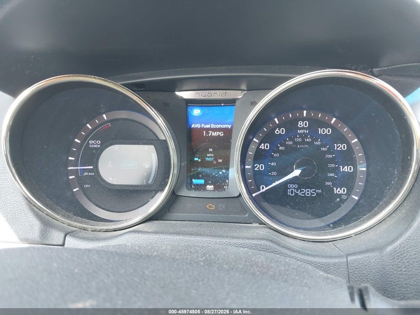 2012 HYUNDAI SONATA SEDAN 2.4L I-4 DOHC, VVT, 166HP