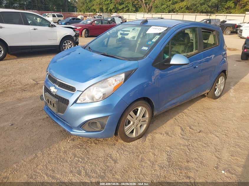 2015 Chevrolet Spark, Right Front, IAAI, VIN KL8CD6S91FC761443 — photo 2