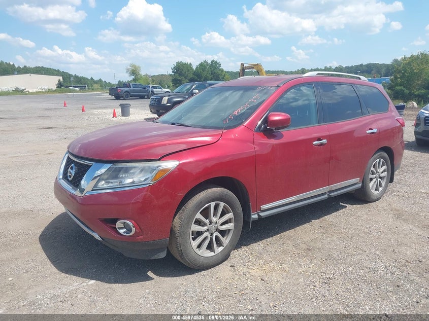 2014 NISSAN PATHFINDER auction photo 2