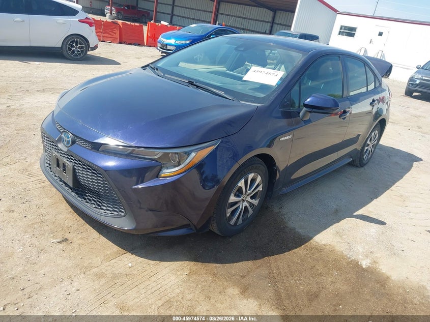 2021 Toyota Corolla, Rear, IAAI, VIN JTDEAMDE2MJ022968 — photo 2