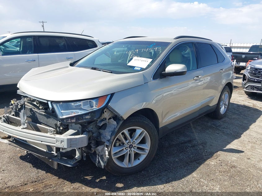 2017 Ford Edge, Front End, IAAI, VIN 2FMPK3J81HBB16327 — photo 2