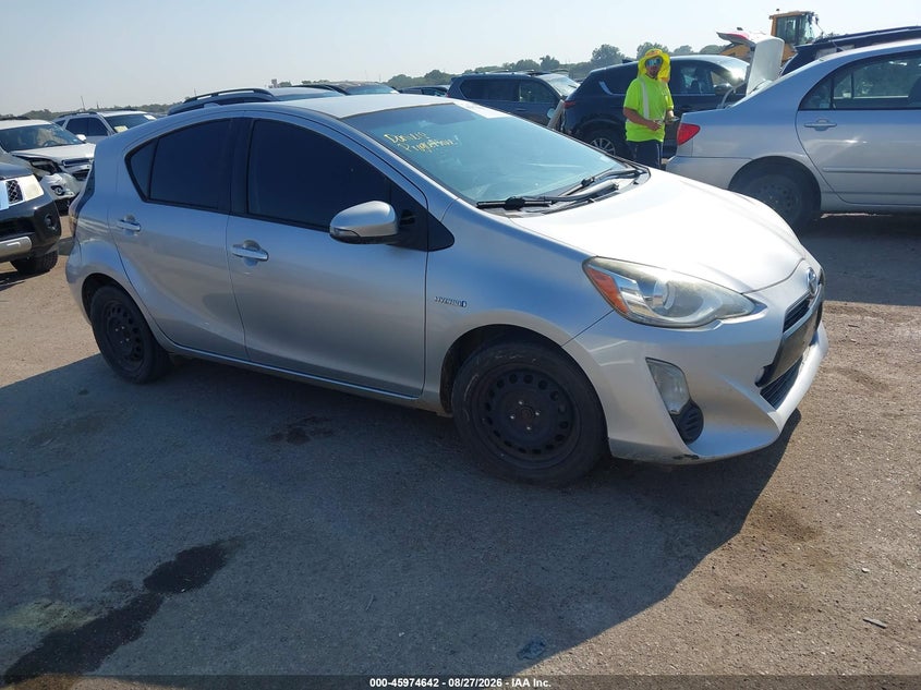 Vin: jtdkdtb36f1111452, lot: 46473882, toyota prius c two 20151