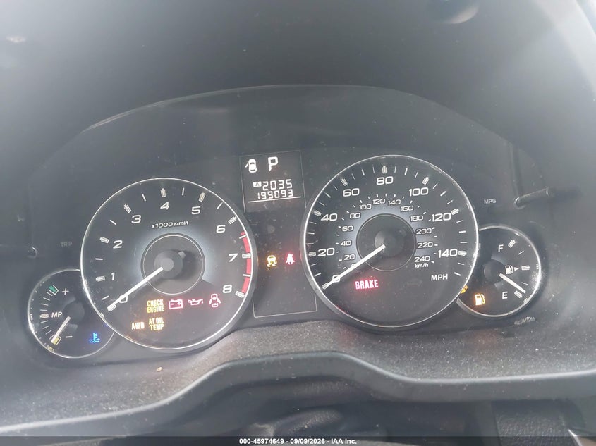 SUBARU OUTBACK 2010 VIN 4S4BRBCC1A3383488