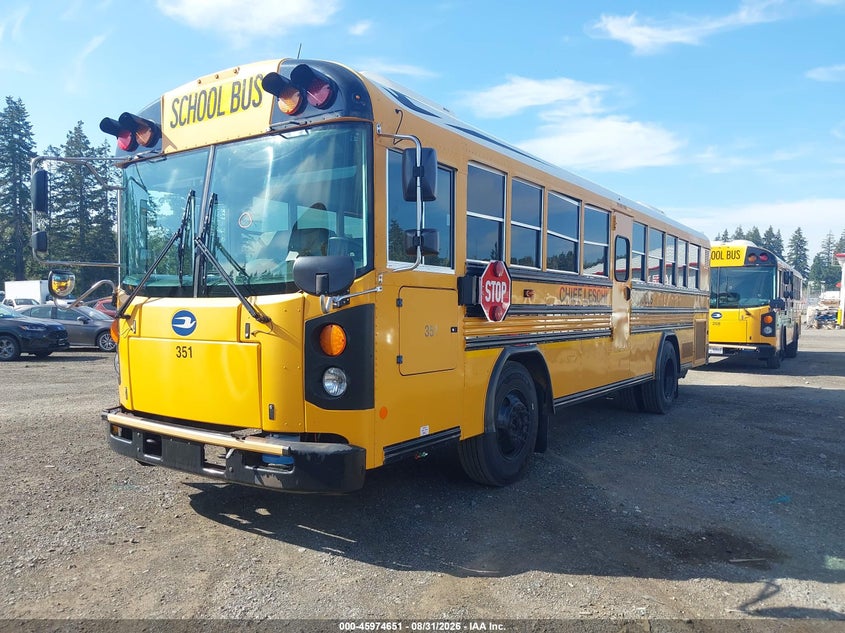 2016 BLUE BIRD SCHOOL BUS / TRANSIT BUS auction photo 2