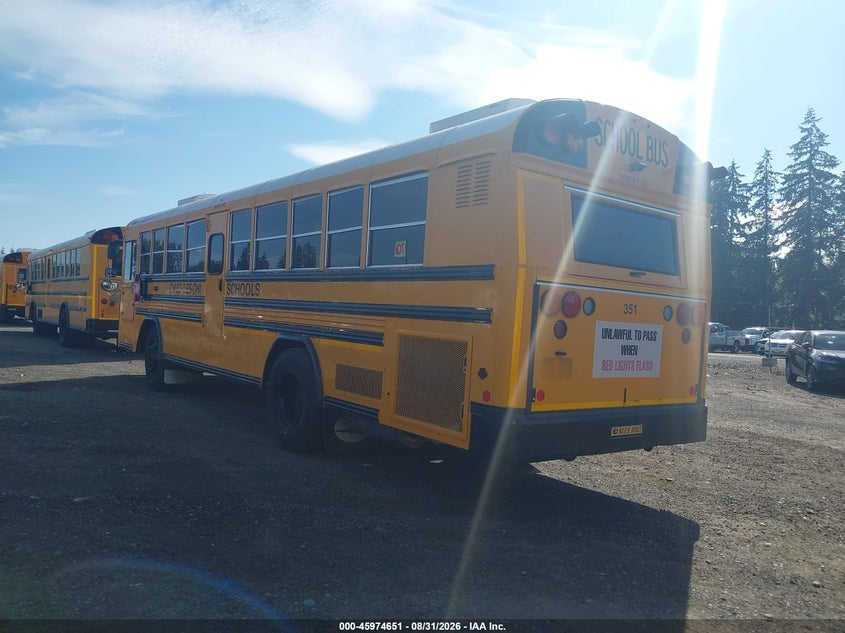 2016 BLUE BIRD SCHOOL BUS / TRANSIT BUS auction photo 3