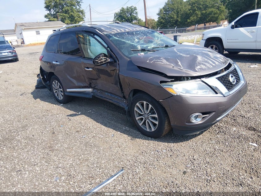 Vin: 5n1ar2mn5fc676992, lot: 46473894, nissan pathfinder sl 20151