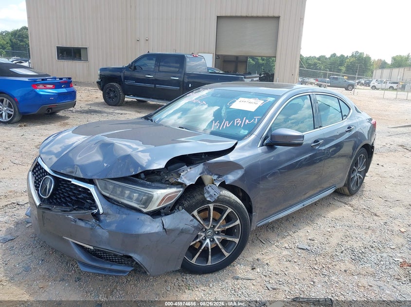 2018 Acura TLX, Front End, IAAI, VIN 19UUB2F56JA000477 — photo 2