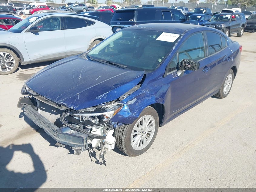2018 Subaru Impreza, Удар спереди, IAAI, VIN 4S3GKAD66J3604973 — фото 2