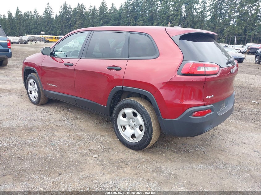 2016 JEEP CHEROKEE auction photo 3
