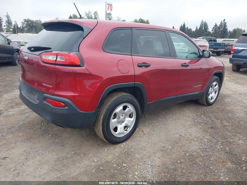 2016 JEEP CHEROKEE auction photo 4
