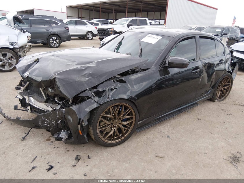 2021 BMW 3er, Front End, IAAI, VIN 3MW5U7J03M8C11624 — photo 2