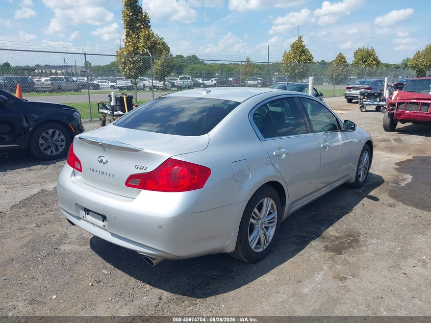 2013 INFINITI G37X auction photo 4