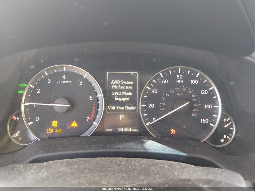 LEXUS RX 350 2016 VIN 2T2BZMCA7GC005024