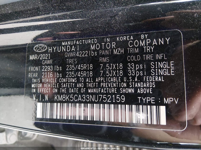 2022 HYUNDAI KONA LIMITED · Фото 9
