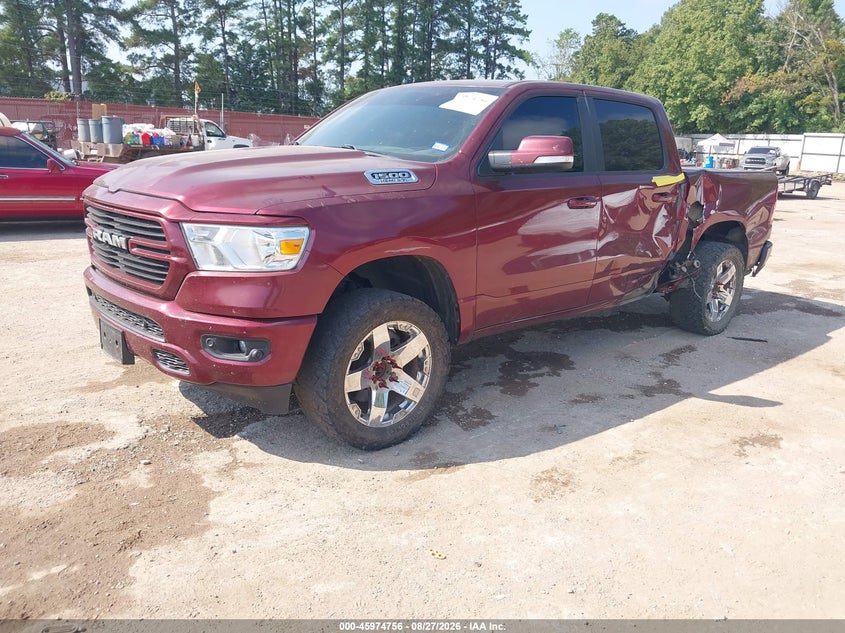 2021 RAM 1500, Left Side, IAAI, VIN 1C6SRFFT6MN632813 — photo 2
