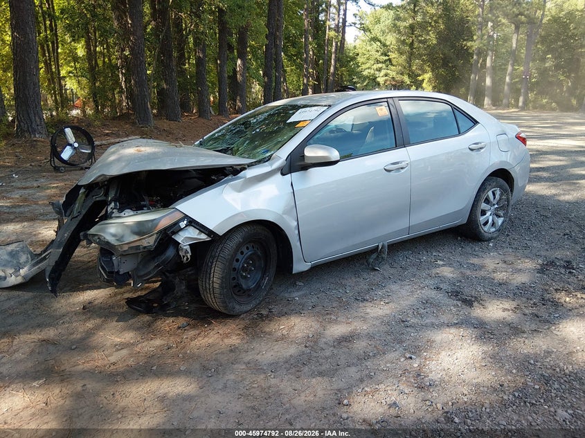 Vin: 2t1burhe8fc354090, lot: 46474032, toyota corolla le 20152
