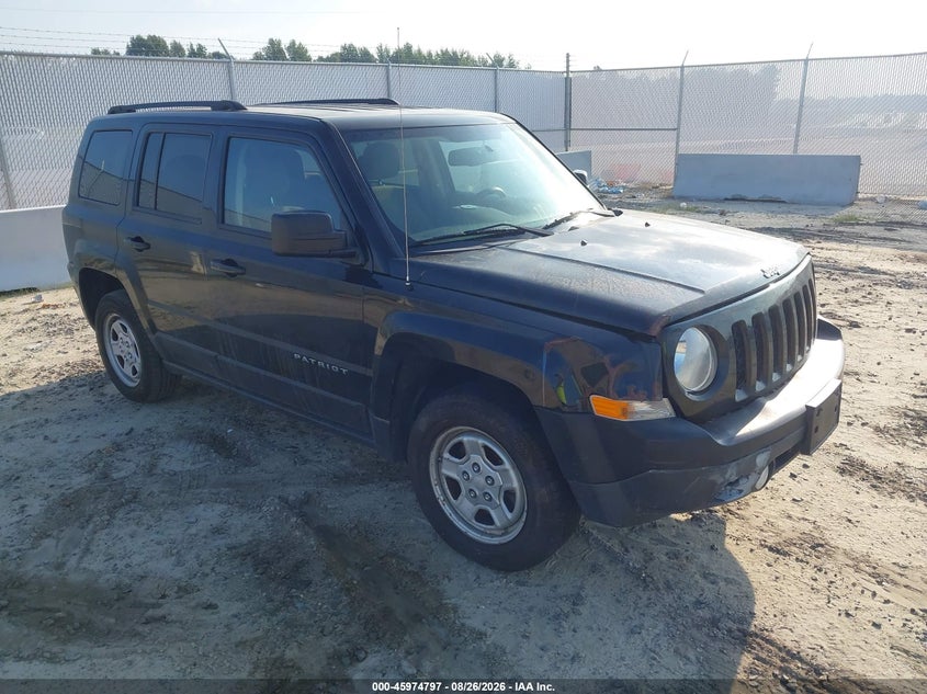 Vin: 1c4njpba2gd669441, lot: 46474037, jeep patriot sport 20161