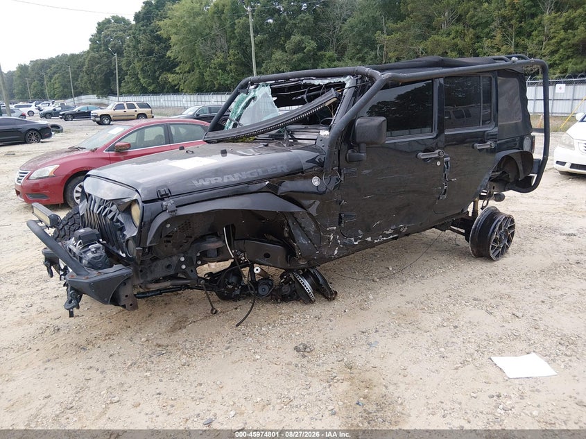 2016 Jeep Wrangler, Rollover, IAAI, VIN 1C4BJWDG3GL102790 — photo 2