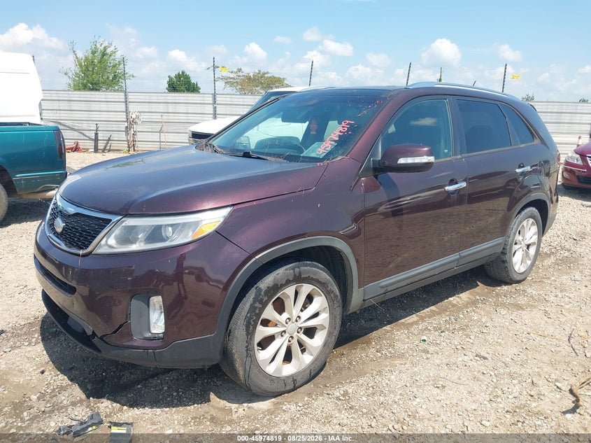 Vin: 5xyku4a78fg622316, lot: 46474059, kia sorento ex v6 20152