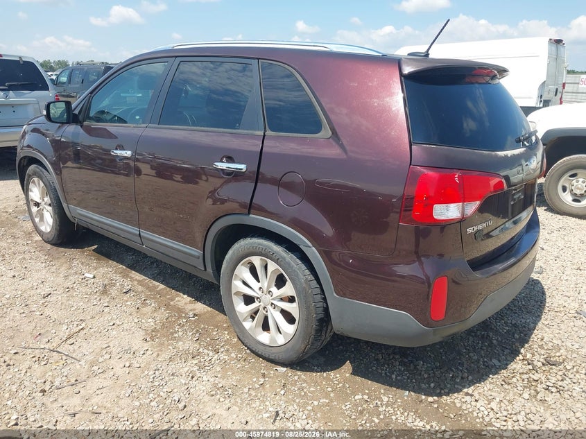 Vin: 5xyku4a78fg622316, lot: 46474059, kia sorento ex v6 20153