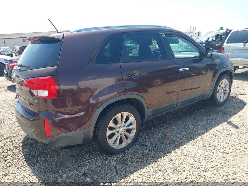 Vin: 5xyku4a78fg622316, lot: 46474059, kia sorento ex v6 20154