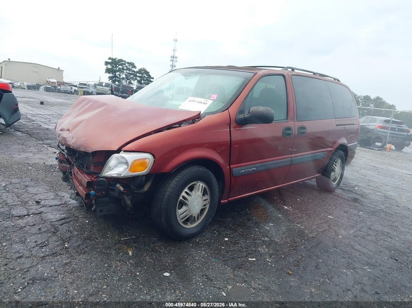 2002 Chevrolet Venture, Engine Damage, IAAI, VIN 1GNDX03E02D296306 — photo 2
