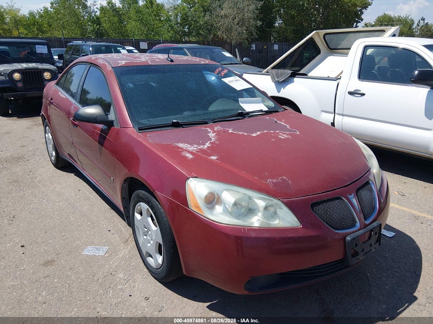 2008 PONTIAC G6 auction photo 1