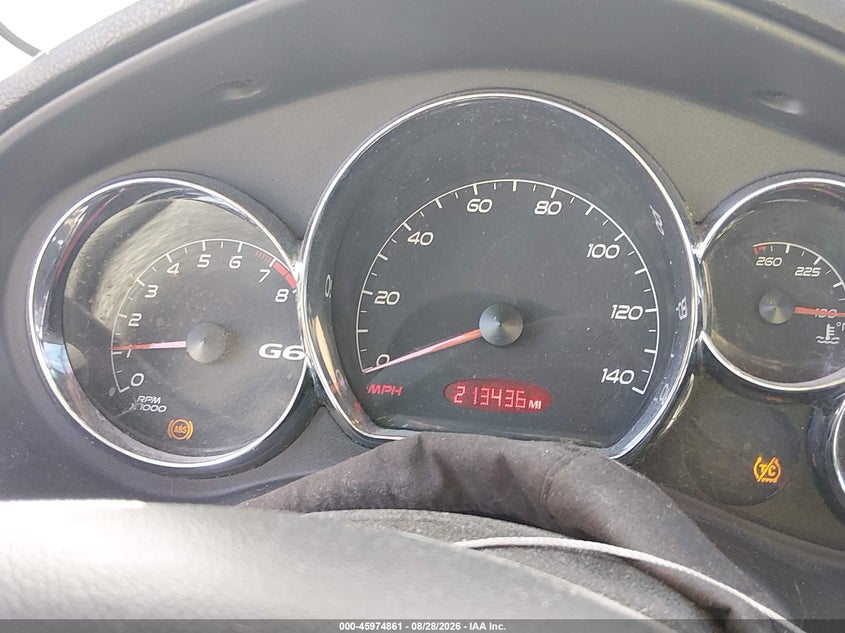 2008 PONTIAC G6 auction photo 7