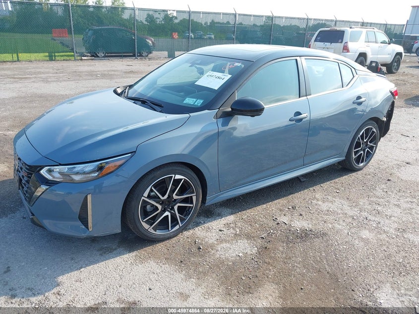 2024 Nissan Sentra, Rear, IAAI, VIN 3N1AB8DV8RY238820 — photo 2