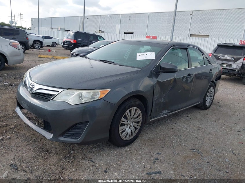 Vin: 4t4bf1fk3cr247811, lot: 46474133, toyota camry le 20122
