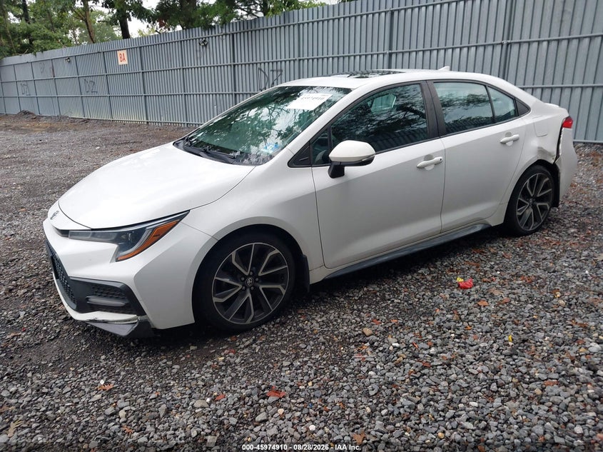 2020 Toyota Corolla, Оба бока, IAAI, VIN 5YFP4RCE1LP050883 — фото 2