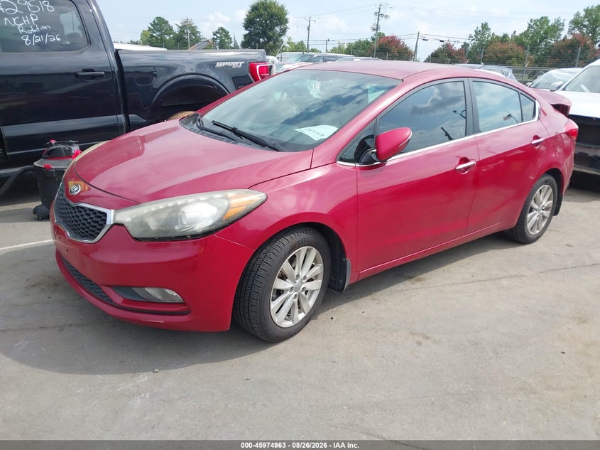 2014 Kia Forte, Rear, IAAI, VIN KNAFX4A84E5113829 — photo 2